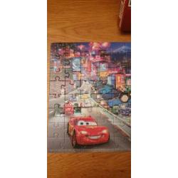 Panorama puzzel Disney Cars 160 stuks Compleet zie foto's