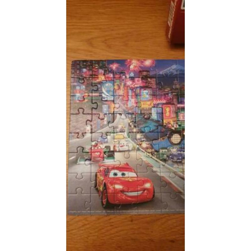 Panorama puzzel Disney Cars 160 stuks Compleet zie foto's