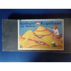 Matador, houten kogelbaan, een zandspel, Korbuly