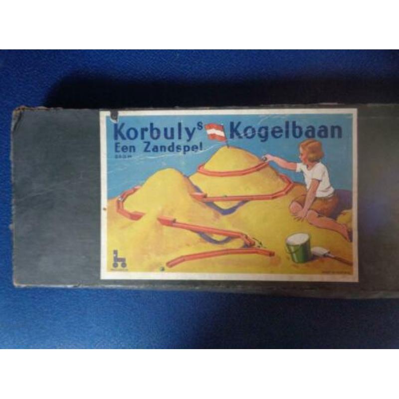 Matador, houten kogelbaan, een zandspel, Korbuly