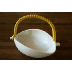 Vintage schaal, 15 bij 10 cm, 5 cm hoog