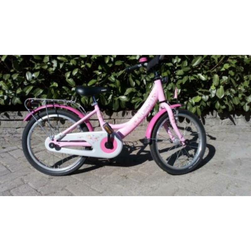 kinderfiets van Puky 18 inch met prinses Lillifee afbeelding