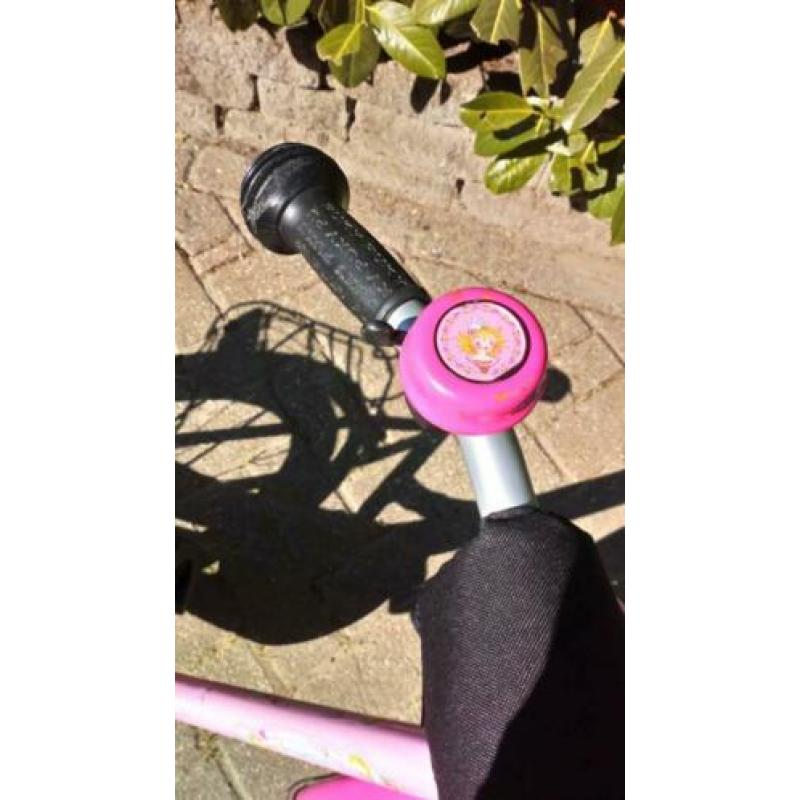 kinderfiets van Puky 18 inch met prinses Lillifee afbeelding