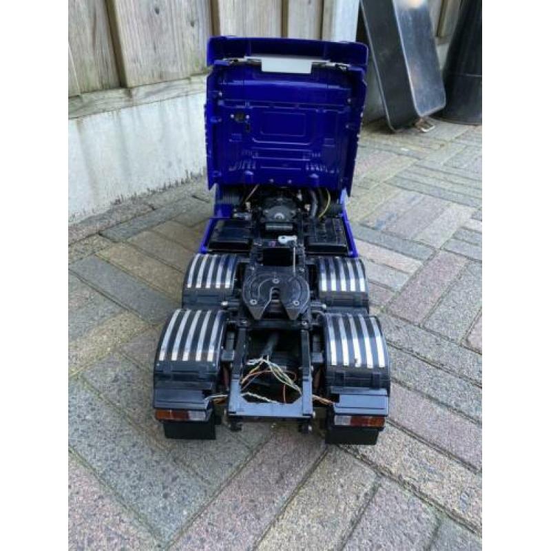 Tamiya truck Scania te koop 1/14 met 2 trailers