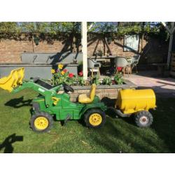 John deere traptractor met luchtbanden en gierton