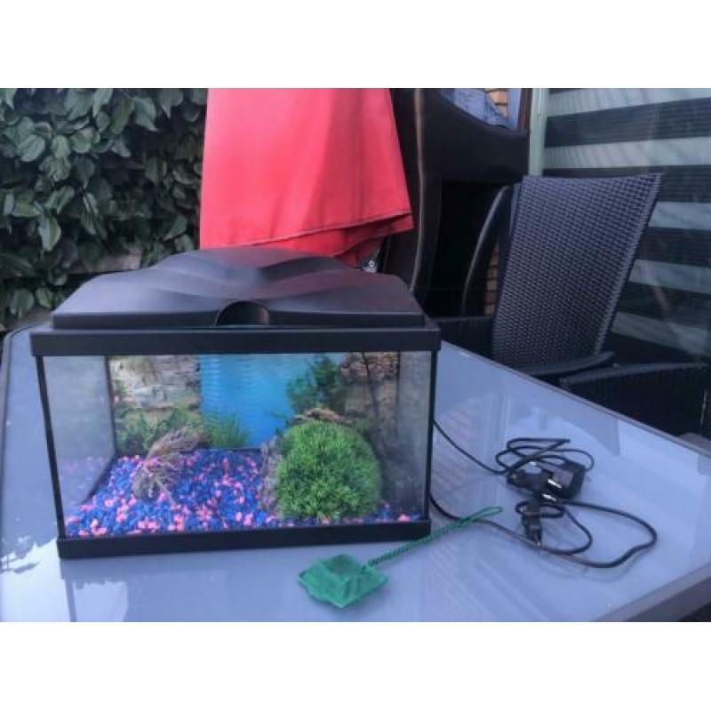 Aquarium 15 liter (incl sier elementen )