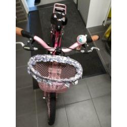 Loekie meisjesfiets 18 inch