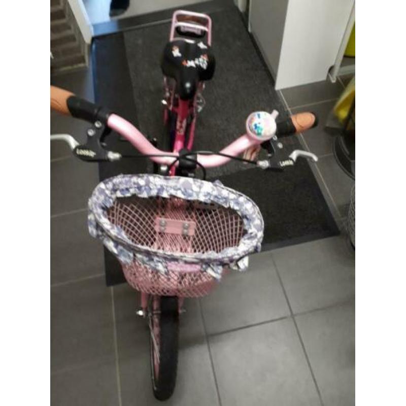 Loekie meisjesfiets 18 inch