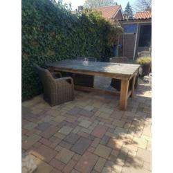 Tuintafel stijgerhout 2.10 meter