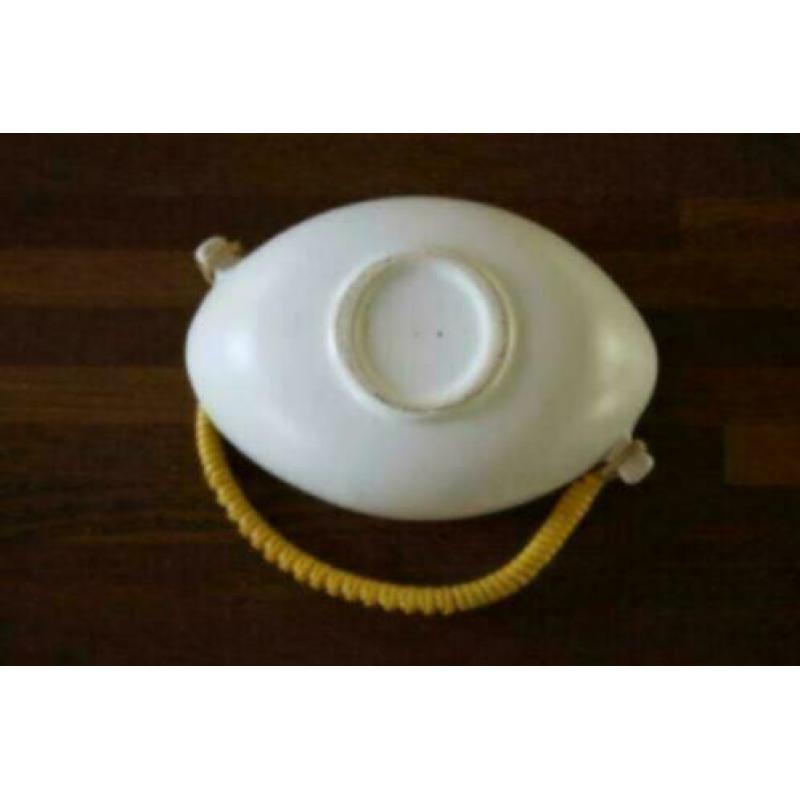 Vintage schaal, 15 bij 10 cm, 5 cm hoog