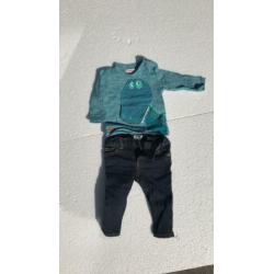 Super leuk dino shirt met broek