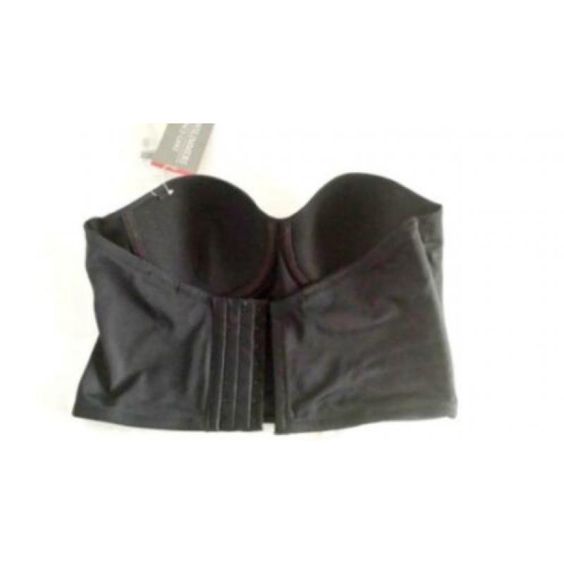 Bustier 38B NIEUW Boddyslimmers Nancy Ganz zwart strapless