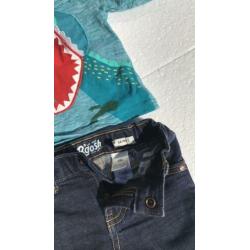 Super leuk dino shirt met broek