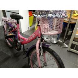 Loekie meisjesfiets 18 inch
