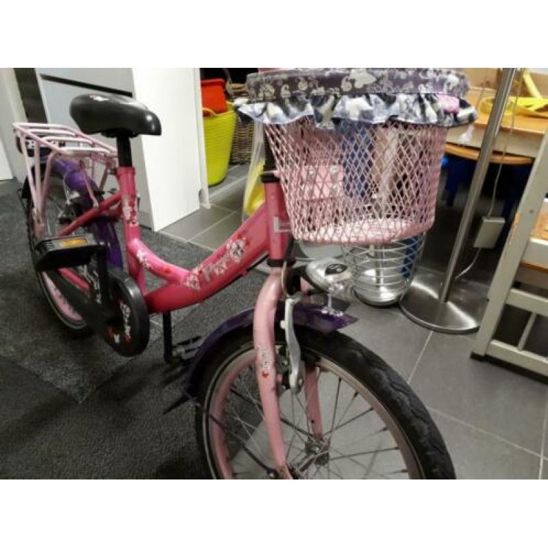 Loekie meisjesfiets 18 inch