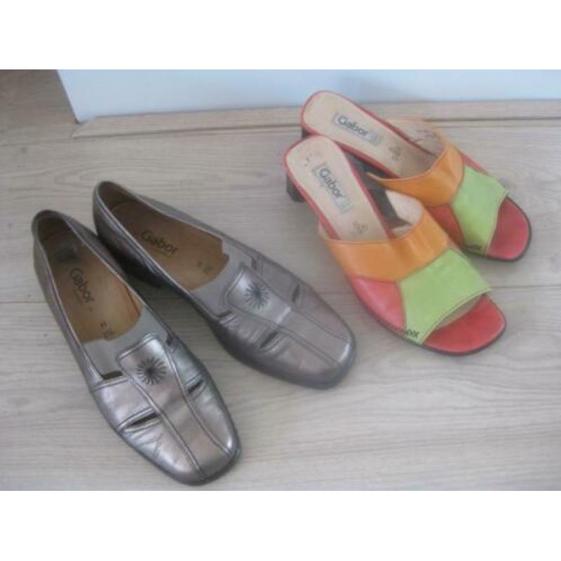 Zomerschoenen Gabor, instappers + slippers / sandalen mt 7,5