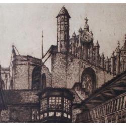 Tekening van Kapellenhof gemaakt door Paul Preisel