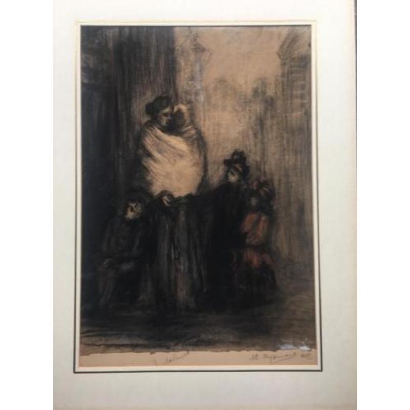 Marie de Roode-Heijermans (1859-1937) Zeldzaam werk uit 1887