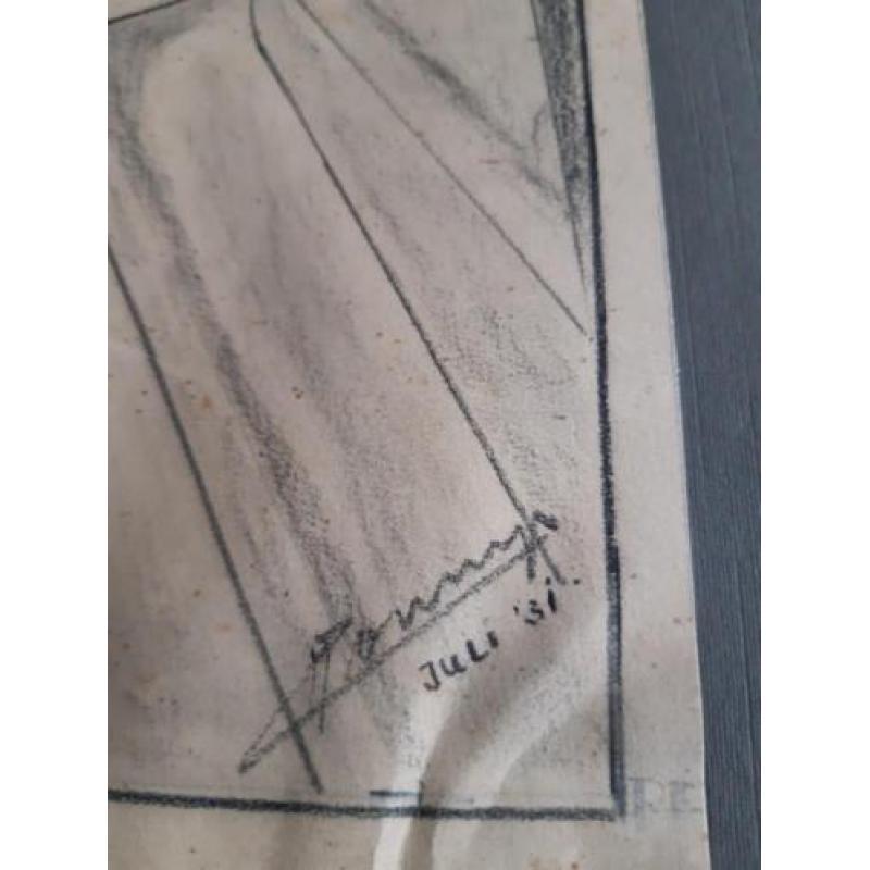 Tekening naar Jan Toorop