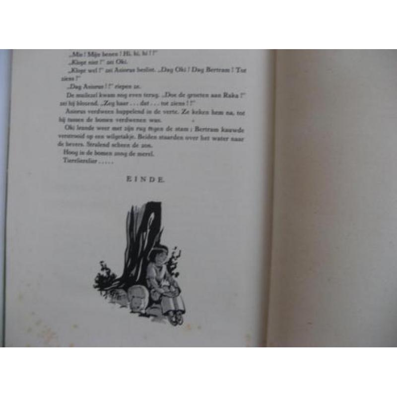 Oud kinderboek; Oki en de Bevers, Eline van Eijkern 1946