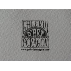 Sergi Peragon - aquarel - gestempeld Galeria d'Art Peragon