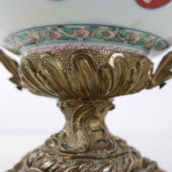 Samson Imari schaaltje in bronzen montuur met feniksen