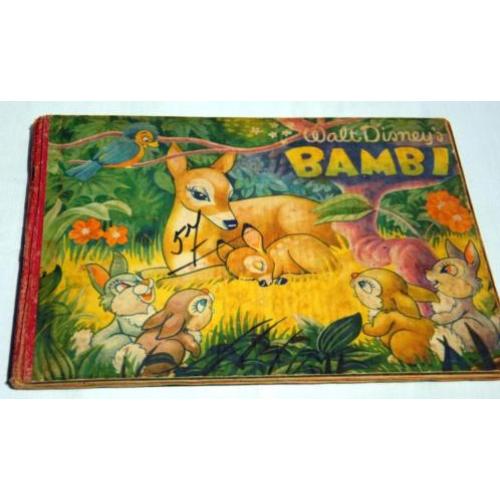 Disney oud Bambi boek