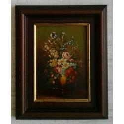 Klassiek stilleven met bloemen - kleurrijk bloemstilleven