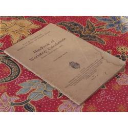 Oud boekje uit Engeland Handbook of Workshop Calculations.