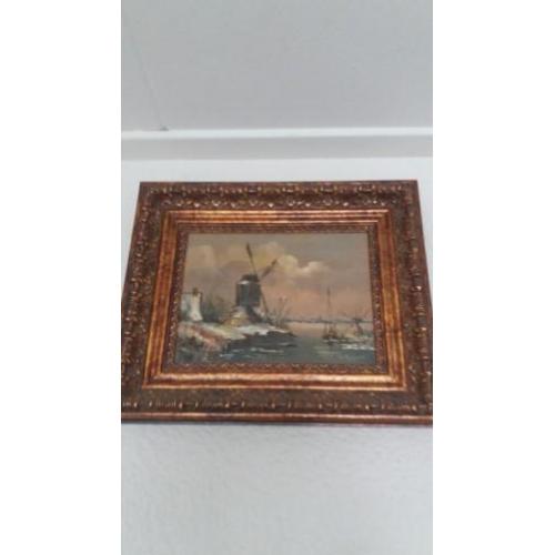 Olieverf schilderij van Toon Willemsen