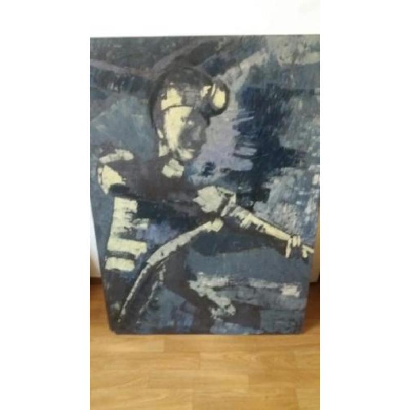 Abstract werk van Mijnwerker