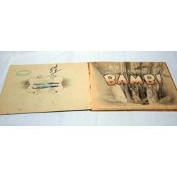 Disney oud Bambi boek