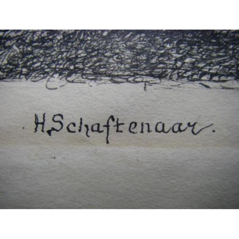 Pen tekening Vaassen Epe Emst Oude Cannenburcher watermolen