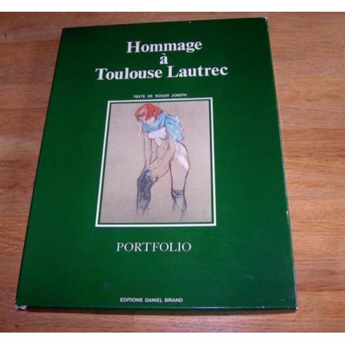 Cassette; Hommage à Toulouse Lautrec. Portfolio. 1981. Nwst.