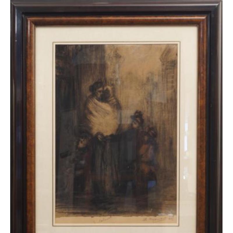 Marie de Roode-Heijermans (1859-1937) Zeldzaam werk uit 1887