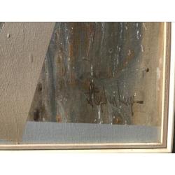 Schilderij van Stephen Kaye Olieverf canvas hxb= 125x156 cm.