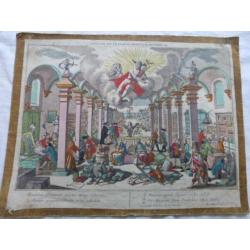 Georg Balthasar Probst Mercurius -Optica prent-gravure 1770