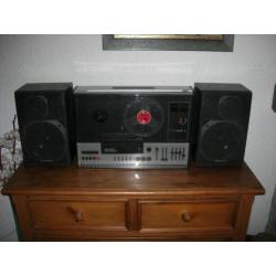 Bandrecorder Telefunken M3002 HIFI, met boxen