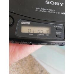 Discman Sony D_121 met koptelefoon