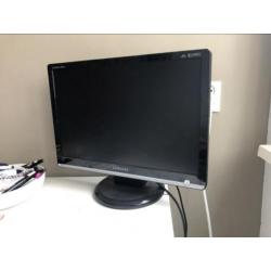 20 inch Samsung beeldscherm + muurbeugel