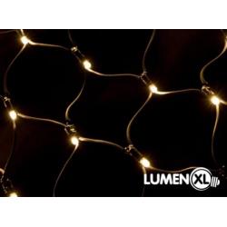 Kerstverlichting lichtnet rubber - 2x1 meter 200 LEDs