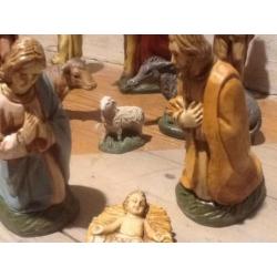 Brocante kerstgroep