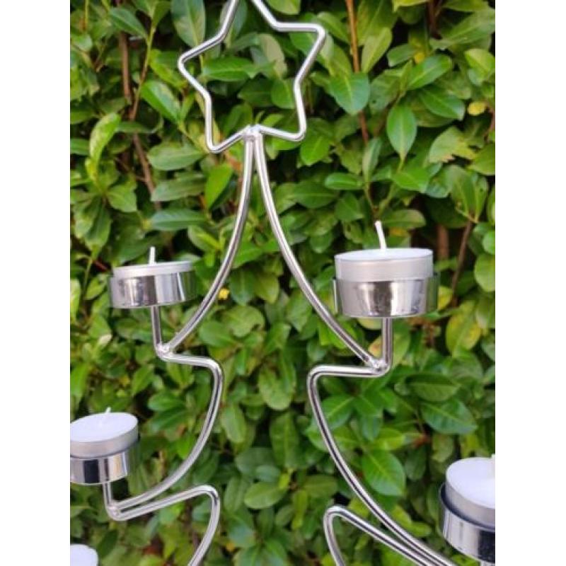 Kerstboom waxinelichthouder 45 cm !