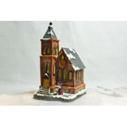 Intratuin Kerstdorp Kerk met Zangkoortje