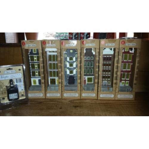 Complete straat grachten panden van Typisch Hollands