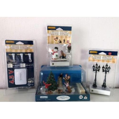 Lemax set van 4 - nooit gebruikt