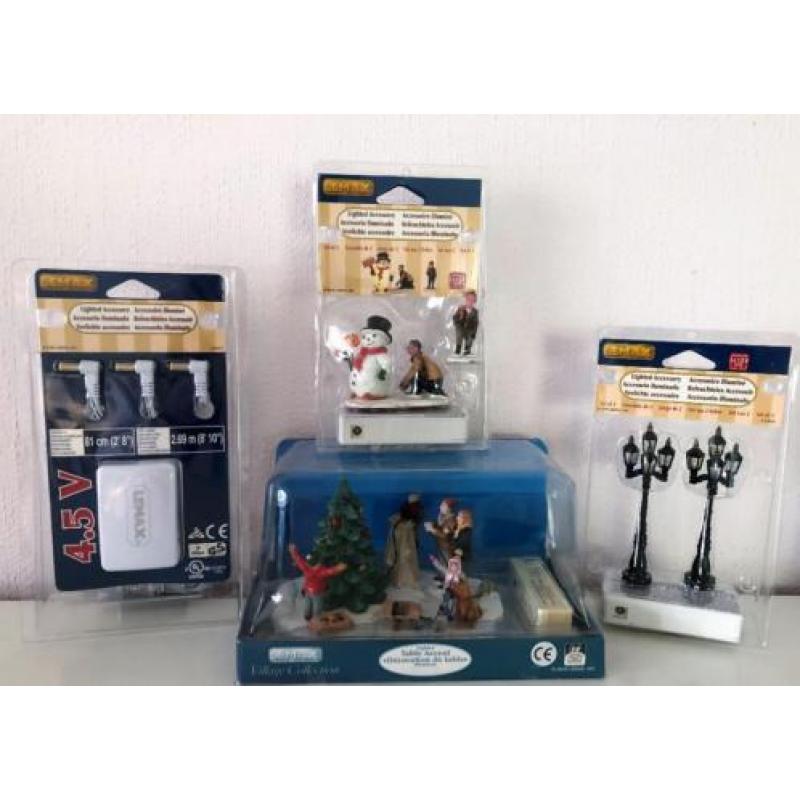 Lemax set van 4 - nooit gebruikt