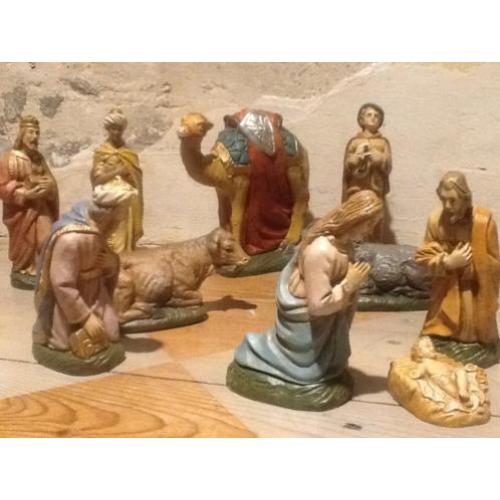 Brocante kerstgroep