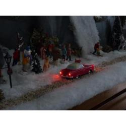 Diverse auto's en busjes. Leuk bij kerstdorp 'Lemax