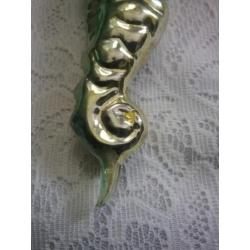 Oude antieke kerstbal figuur kerstversiering zeepaardje